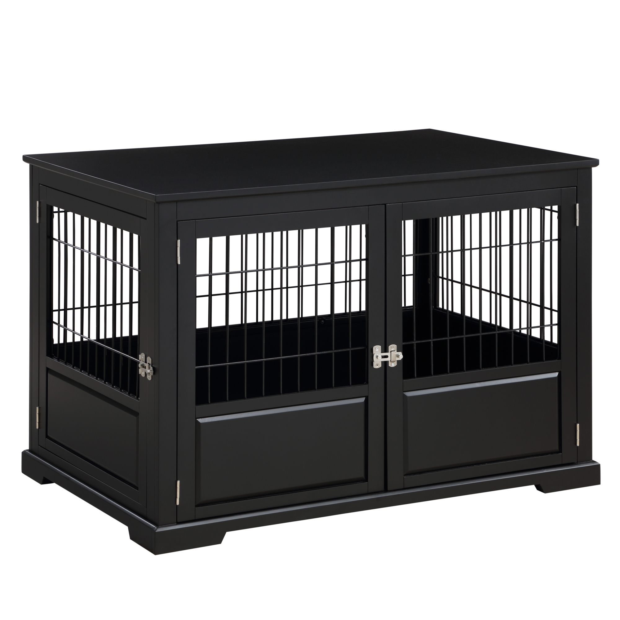 Merry Products, Fairview Triple Door Crate, Large, Black, Model# PTH1082021700